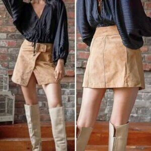 NWT Free People Ari Wrap Mini Skirt | 10